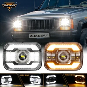 2X Faro LED AUXBEAM 5x7" 7x6" pulgadas DOT DRL para camioneta Toyota 82-95 4Runner - Imagen 1 de 12