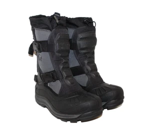 Stivali invernali SOREL Alpha Track isolati uomo taglia 8 impermeabili nero grigio - Foto 1 di 13
