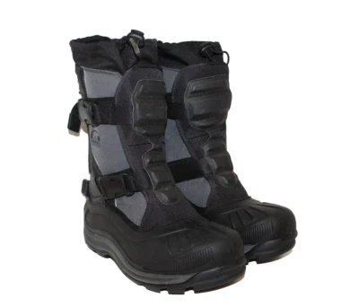 SOREL Alpha Track Insulated Winter Boots Mens Sz 8 Waterproof Black Gray - Image 1 of 4