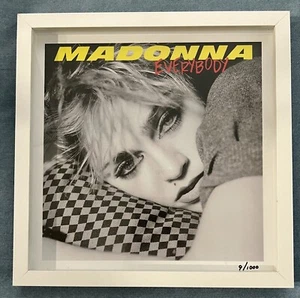Impresión artística única de Madonna Everybody de 12" edición limitada #’d 9/1.000 enmarcada - Imagen 1 de 3
