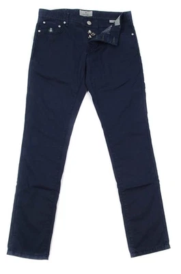 Pantalones Luigi Borrelli Azul Marino - Súper Delgados - 33/49 - (CARSS25810591) Foto 1 de 4