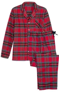 The Vermont Country Store Men’s Button Front Portuguese Pajama Set - Picture 1 of 2