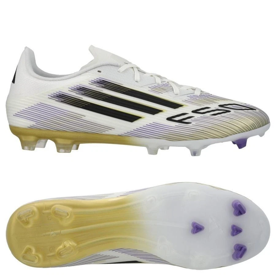 Adidas F50 League FG (JI0005) Road To Glory White Core Black Size 7.5 - Image 1 of 1