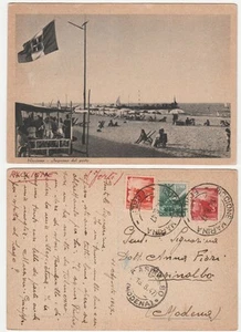 RICCIONE - RIMINI - INGRESSO DEL PORTO - VIAGG. 1947 -25062- - Imagen 1 de 1