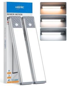 Under Cabinet Lighting Rechargeable 40 LED Closet Lights Battery Operated, Di... - Picture 1 of 8