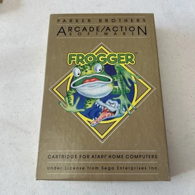 Frogger (Atari 400 800, 1980) Sega Enterprises Inc. CIB Arcade Retro Vintage - Image 1 of 4