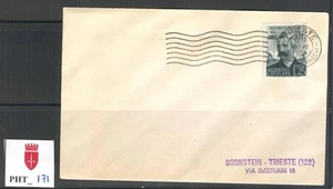 PHT_171 TRIESTE. Nicely franked 1954 letter w. 25 Lire CENTEN. NASCITA CATALANI - Picture 1 of 1