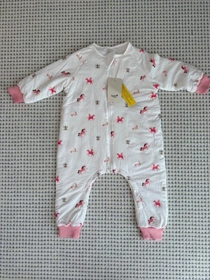 Новый с Ярлыками Kyte Baby Lg единорог сна ходунки 1.0 TOG - Изображение 1 из 2