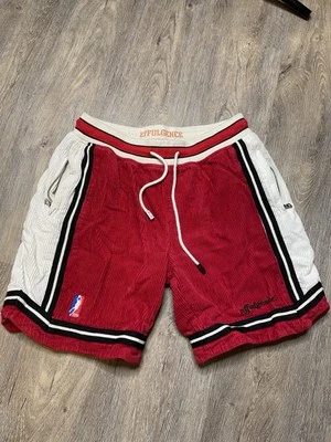 Effulgence Corduroy Shorts Chicago Bulls Red/Black Size Men’s Medium RARE - Image 1 of 4