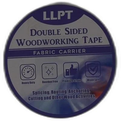 Llpt Double Sided Woodworking Tape 2.5" X 150ft Each 2 Pack Double Face Turner