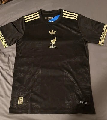 Mexico Black And Gold Jersey Size Mens XL EL TRI Copa Oro 2025 . - Image 1 of 3