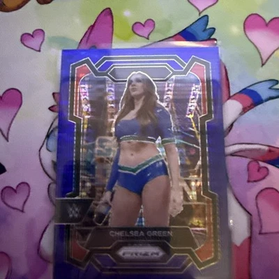 2024 Panini Prizm WWE Chelsea Green Blue Prizm /75 #112 – SSP RAW Superstar! - Image 1 of 2