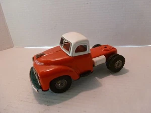 Vintage Blech FrictionToy Semi LKW rot/weiß Made in Japan 60er Jahre - Bild 1 von 11