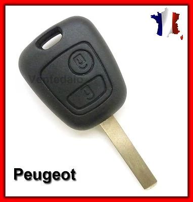 Coque Clé Pour Peugeot 107 207 307/Citroen C1 C2 C3 C4 C5/Toyota Aygo + Lame 7mm - Image 1 of 2