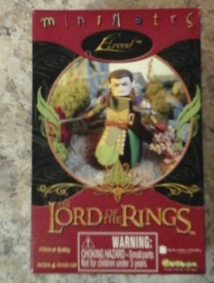 El Señor de los Anillos Minimates Arte Asilo Elrond #87663 Exclusivo Foto 1 de 4