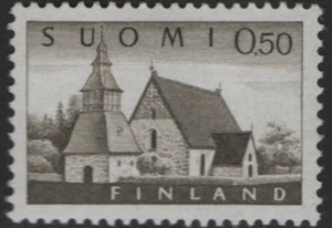 Finland #Mi564x MH 1963 Lammi Church [407] - Picture 1 of 1