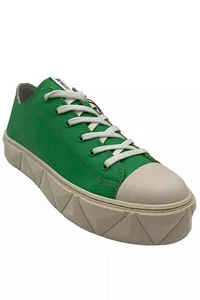 Schutz Energy Sneakers stringate in pelle verde 5,5/M nuove - Foto 1 di 2