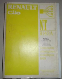 Manual de Taller Eléctrico/Eléctrico Diagramas de Cableado Renault Clio 1999 - Imagen 1 de 1