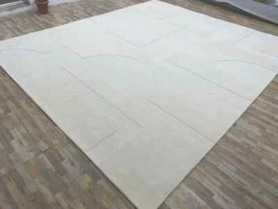 5x8|6x9|x8x10|9x12|10x14|12x15|12x18 Teppich Handgetuftet Wolle Mehrfarbig Ca... - Bild 1 von 4