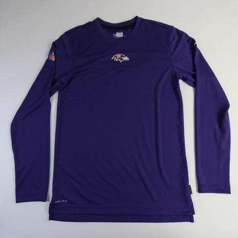 Baltimore Ravens Nike NFL On Field Apparel Dri-Fit Long Sleeve Shirt Men's Cover