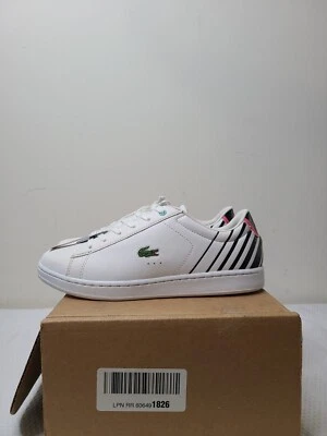 Zapatos informales Lacoste para niños blancos/negros Carnaby EVO 118 2 talla US 5,5 NUEVOS Foto 1 de 4