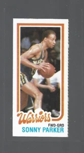 Sonny Parker-Warriors-1980-81 Topps Basketball Separated Single Panel #98 - Picture 1 of 2