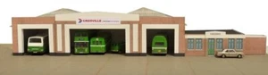 Kingsway, 00 scale, Crossville Flint bus Depot,  ready-made. - Picture 1 of 3