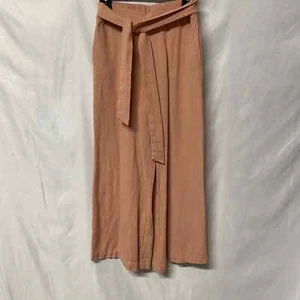 Mo:vint Anthropologie Elastic Waist Tie Peach Size S  See Measurements Pants - Picture 1 of 7