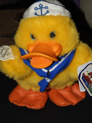 Etiquetas de peluche Ganz Heritage Collection Duck's Ahoy 1992 H589 vintage Foto 1 de 4