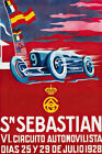 366607 1928 San Sebastian Car Automobile Race Art Decor Print Poster AU