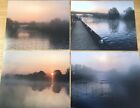4 x 8?x 10?.  Photos Displaying Peterborough Ferry Meadows Morning Sunset & Mist