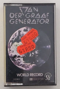 VAN DER GRAAF GENERATOR World Record RARE CHARISMA CASSETTE - Picture 1 of 2