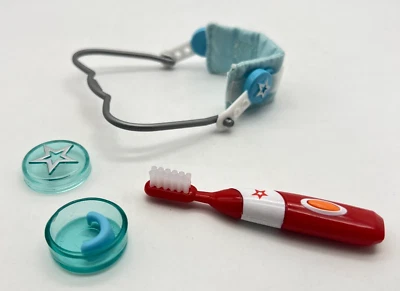 American Girl Doll Toothbrush Retainer Braces Headgear HEALTHY SMILE Set 2010 - Image 1 of 4