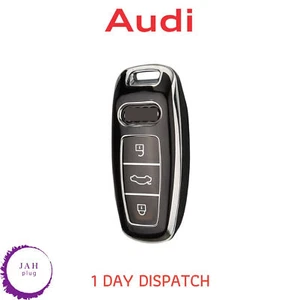 KEY FOB COVER CASE SHELL FOR AUDI A6 A7 A8 C8 Q5 Q7 Q8 D5 E-TRON 2019 2020 - Picture 1 of 9