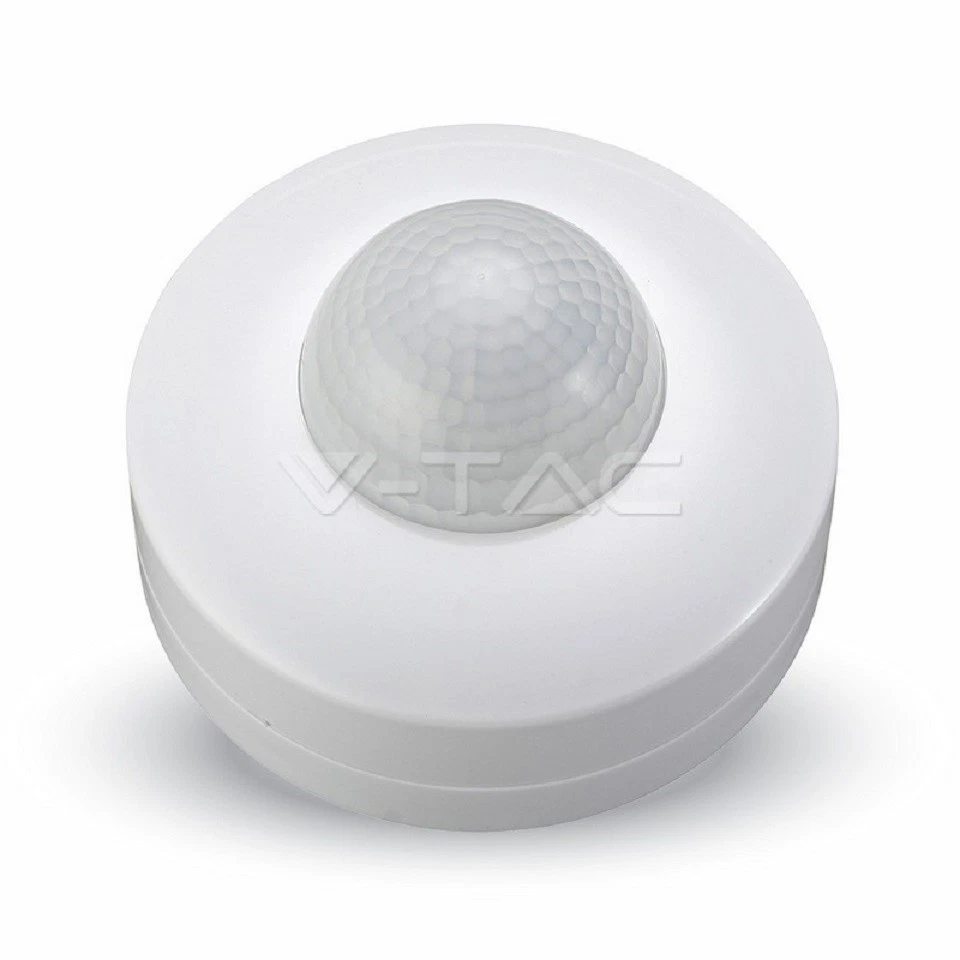 SENSORE MOVIMENTO V-TAC 1355 ACCENDILUCE DA SOFFITTO 360° 12 METRI IP20  LAMPADE - Immagine 1 di 1