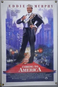 COMING TO AMERICA ROLLED ORIGINAL ONE SHEET MOVIE POSTER EDDIE MURPHY (1988) - Picture 1 of 1