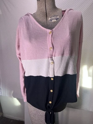 Suéter Triple Pila Sin Límites Botones Corbata Cintura Juniors Talla XL 15-17 Foto 1 de 4