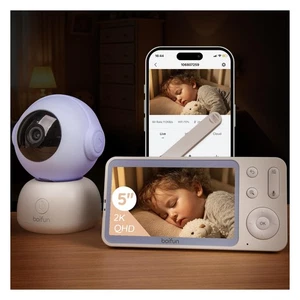 2K HD 5-Inch Split-Screen, Smart WiFi Baby Monitor with Camera and Audio, Sma... - Picture 1 of 8