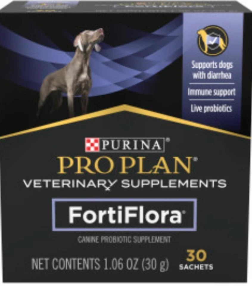 PURINA FortiFlora Canine Probiotic for Dogs and Puppies 30 x 1g Sachet)