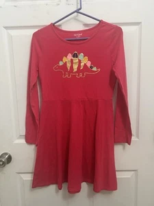 Cat & Jack Pink Dinosaur Dress for Girls, Size XL 14/16 - Picture 1 of 5