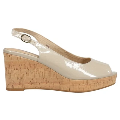 Sandalias informales VANELi Gardy con cuña para mujer beige 308705 Foto 1 de 4