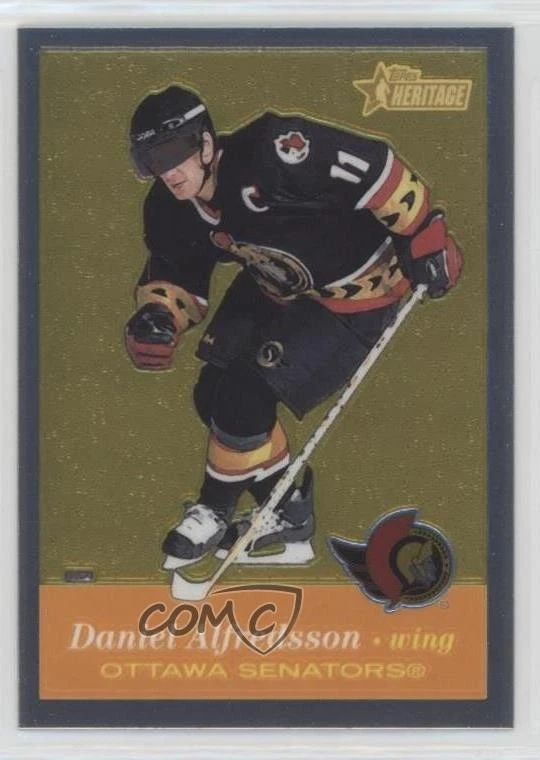 2001-02 Topps Heritage Retrofractor /558 Daniel Alfredsson #63 HOF - Image 1 of 2