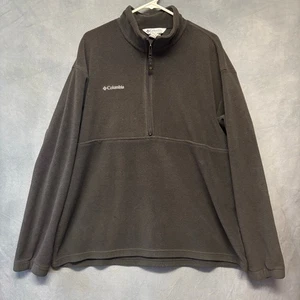 Vintage Columbia Fleece Anorak Jacke Mock Neck Gorpcore Adventure Wandern XL Herren - Bild 1 von 13