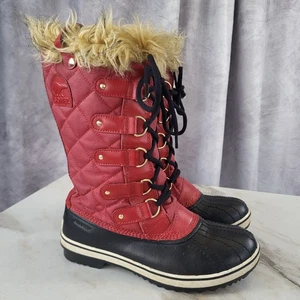 Stivali invernali Sorel Joan of Arctic Premium da donna taglia 9 rossi - Foto 1 di 20