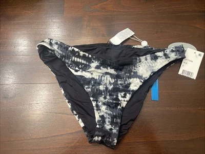 Parte inferior de bikini reversible negra tie dye Lucky Brand talla pequeña 308 Foto 1 de 4