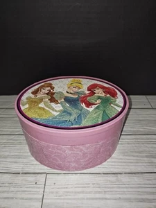 Disney Princess Girls Jewelry Music Box Belle Ariel & Cinderella Collectible - Picture 1 of 11