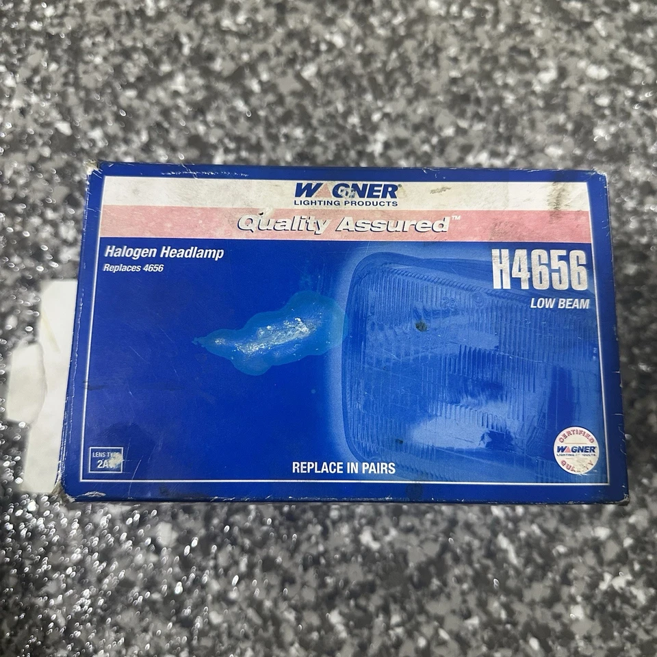 Faro eléctrico Wagner H4656 haz bajo reemplaza 4652 (77-04) nuevo stock antiguo Foto 1 de 4