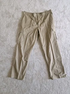 Cargo Trousers, M&S,Beige, Very Good. Marks & Spencer Men's: W38 / L31 inches - Picture 1 of 8
