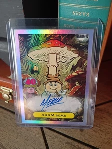 CURT MERLO ADAM BOMB 40th Ann. Garbage Pail Kids HOMAGE AUTOGRAPH #GARBA-10 - Picture 1 of 2