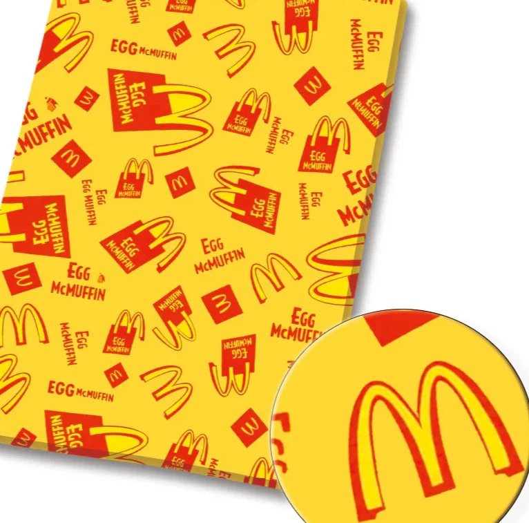 Tecido de algodão McDonalds personagem fast food meia jarda (18” x 55”) 46929 - Imagem 1 de 1